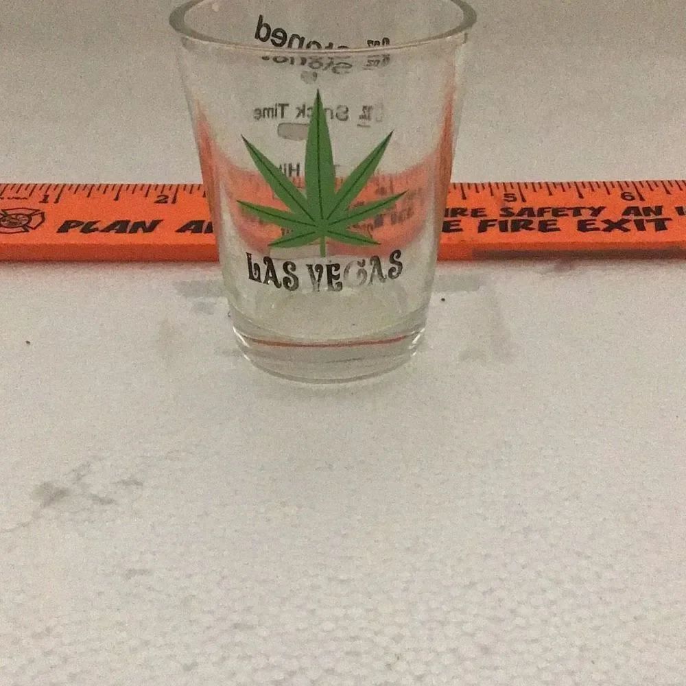 Vintage Las Vegas levels of being stoned shot glass